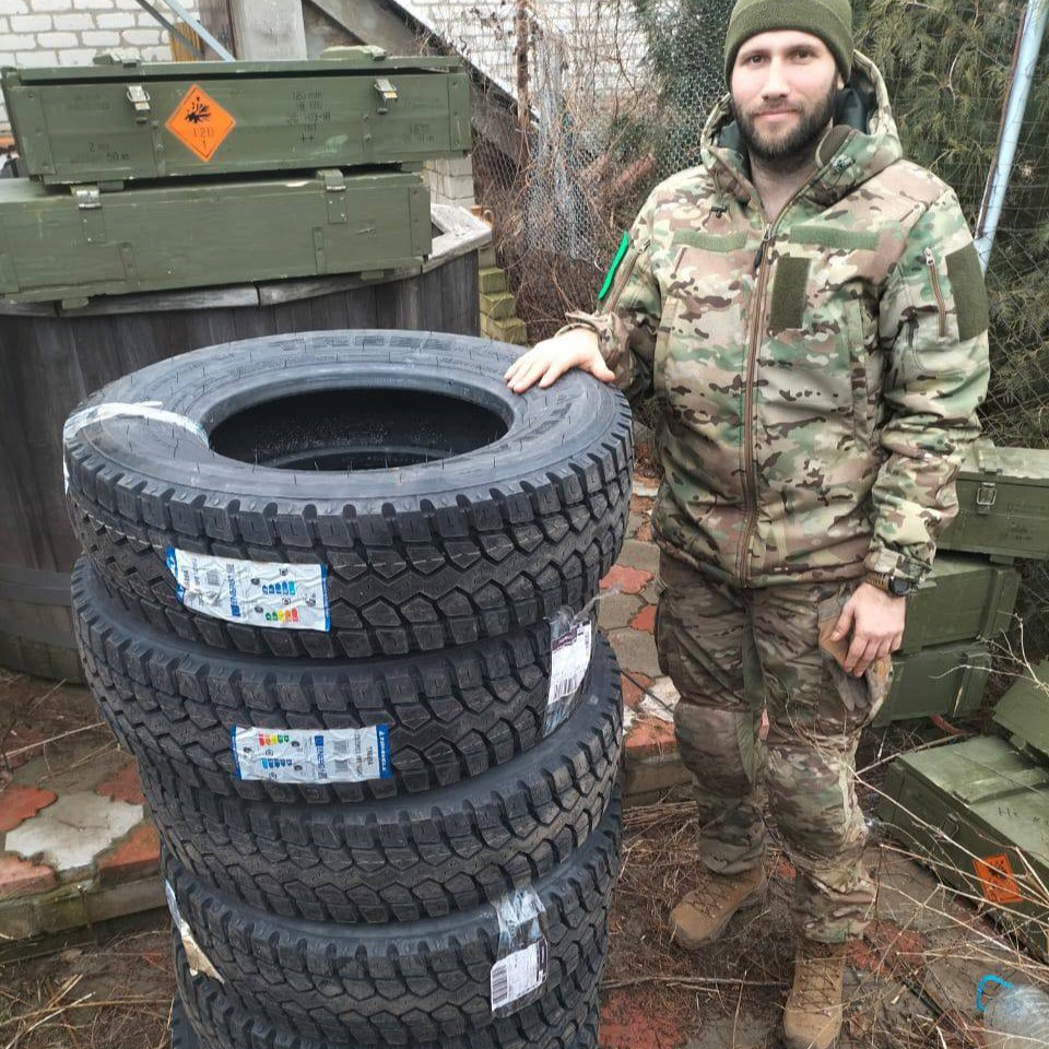 Tires for MAZ for the 8th SOF regiment